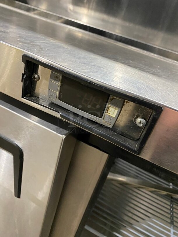 Atosa Commercial Refrigerated Sandwich Prep Table! With 2 Door Underneath Storage Space! Poly Coated Racks! All Stainless Steel! On Casters! Model: MSF8303 SN: MSF8303151119C4014 - Image 9 of 11