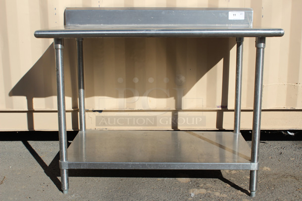 AWESOME! Stainless Steel Work Table 48x30x39-1/2 - Image 1 of 4