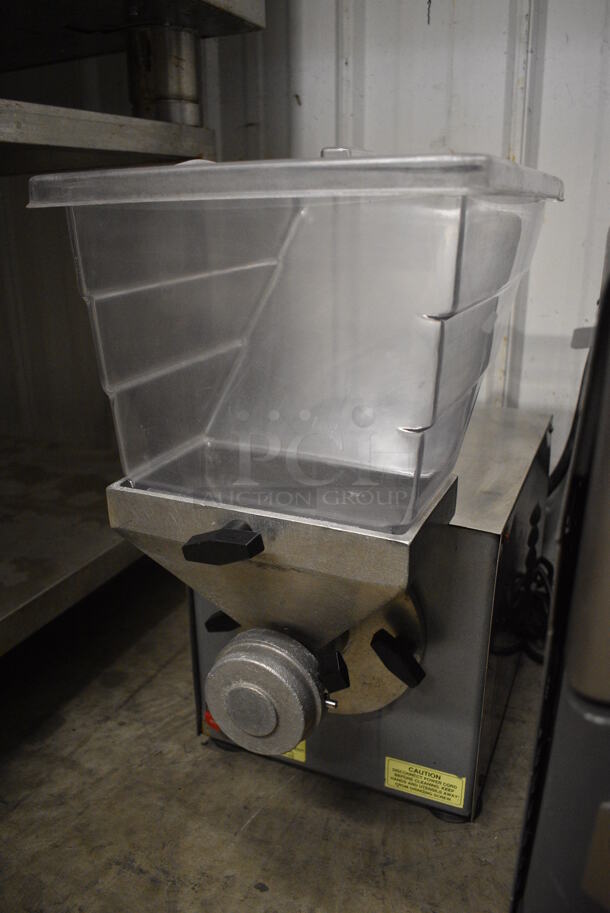 2010 Olde Tyme Model PN2 Stainless Steel Commercial Countertop Nut Grinder. 115 Volts, 1 Phase. 11x21x21. Tested and Working!
 - Image 1 of 5