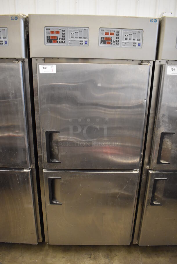 Paris Croissant SD-1 Stainless Steel Commercial 2 Half Size Door Reach In Dough Conditioner. 220 Volts. 31x45x76 - Image 1 of 7