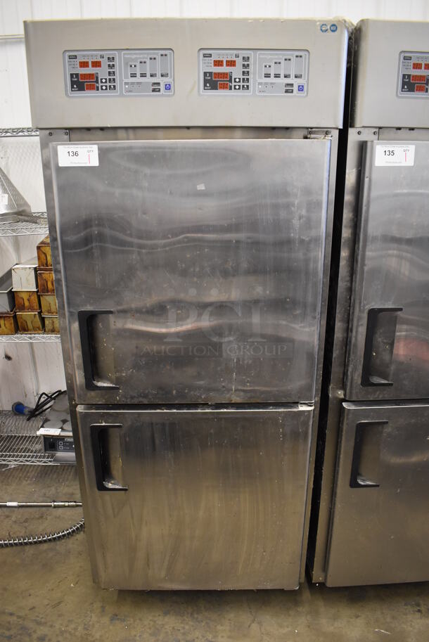 Paris Croissant SD-1 Stainless Steel Commercial 2 Half Size Door Reach In Dough Conditioner. 220 Volts. 31x45x76 - Image 1 of 7
