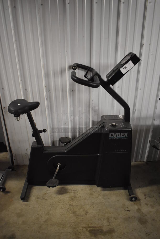 Cybex Metal Commercial Floor Style Stationary Exercise Bicycle. 24x44x54. Tested and Working!
