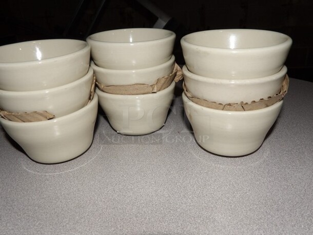 Ceramic Dessert Cups 2.5”x4”. Your Bid X 9