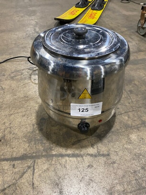 Glenray Metal Commercial Countertop Food Warmer Soup Kettle! Holds Up To 10.5 Qt! SN: 08007140 120V