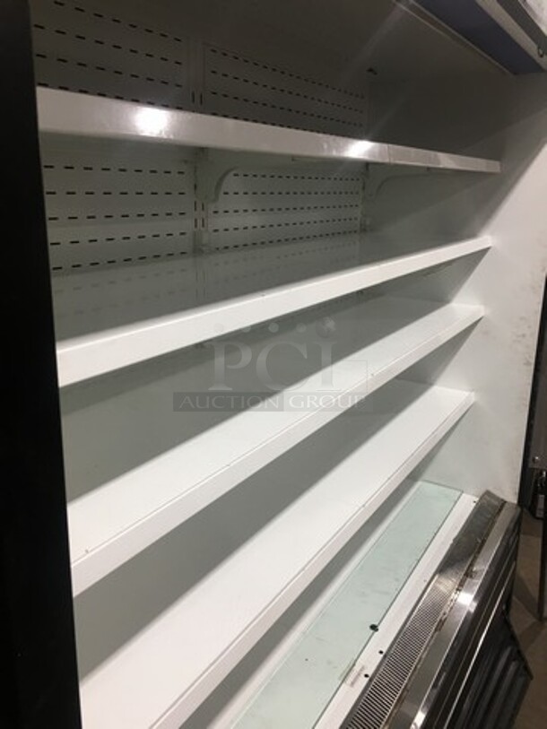 COOL! LATE MODEL! 2018 Turbo Air Commercial Refrigerated Grab-N-Go Open Case Merchandiser! WORKING WHEN REMOVED! Model: TOM72EBN SN: H2T2E72D5002 220V 60HZ 1 Phase - Image 8 of 10