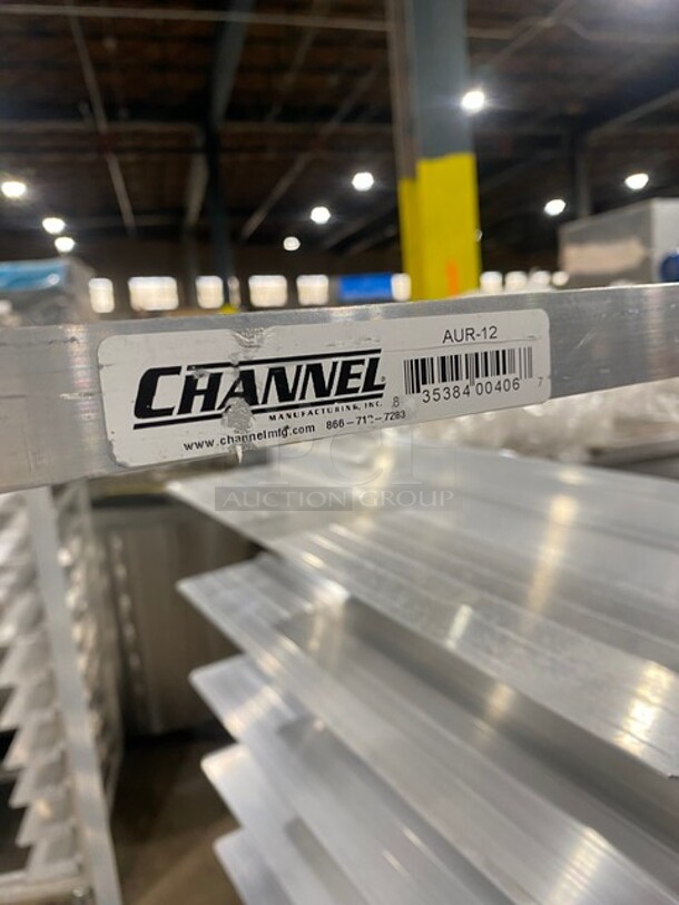 Channel Metal Commercial Pan Transport Rack! Model AUR12 Serial 835384004067! On Casters! - Image 5 of 5
