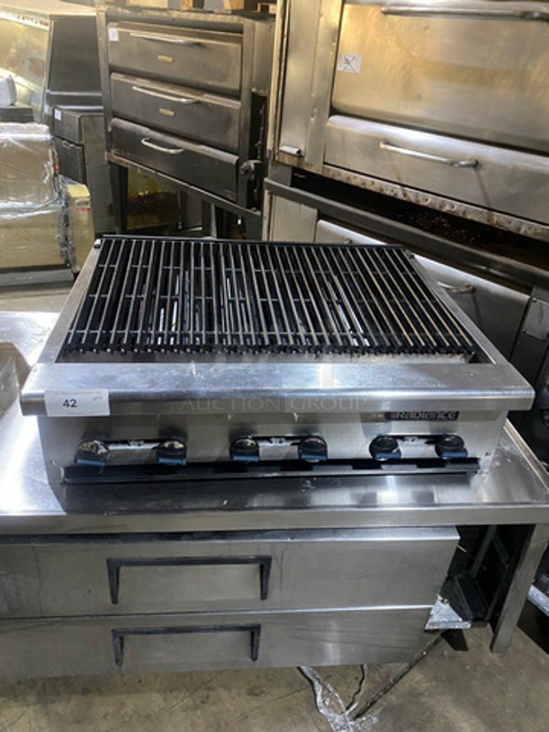 Radiance Commercial Countertop Natural Gas Powered Char Broiler Grill! 6 Burners! Stainless Steel Body!