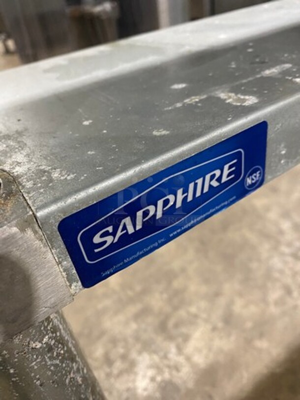 Sapphire Solid Stainless Steel Work Top/ Prep Table! With Storage Space Underneath! On Legs! - Image 8 of 8