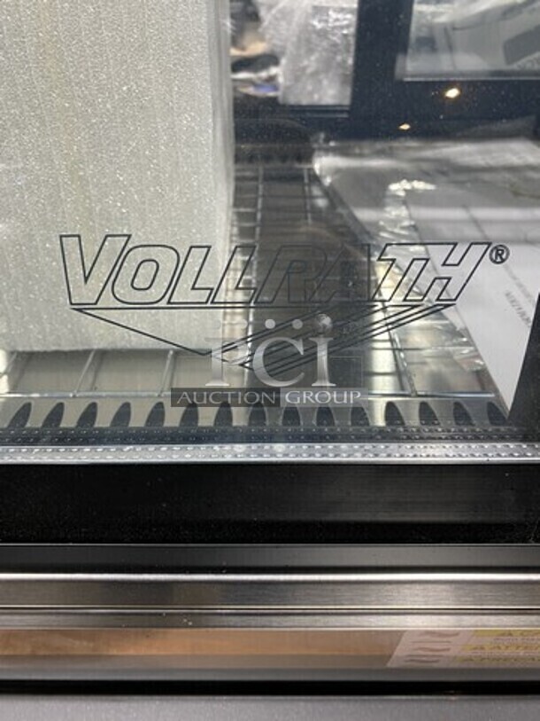 BRAND NEW! Vollrath Countertop Food Warmer Holding Display Case Merchandiser Showcase! With Curved Front Glass! With Rear Access Doors! Model: HDE8136 115V 1 Phase - Image 2 of 4