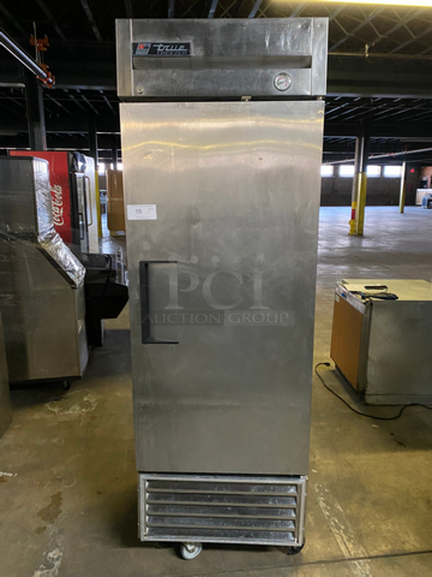 True Single Door Reach-In Freezer! With Poly Coated Racks! Solid Stainless Steel! On Casters! Model: T23F SN: 11836931 115V 60HZ 1 Phase - Image 1 of 9