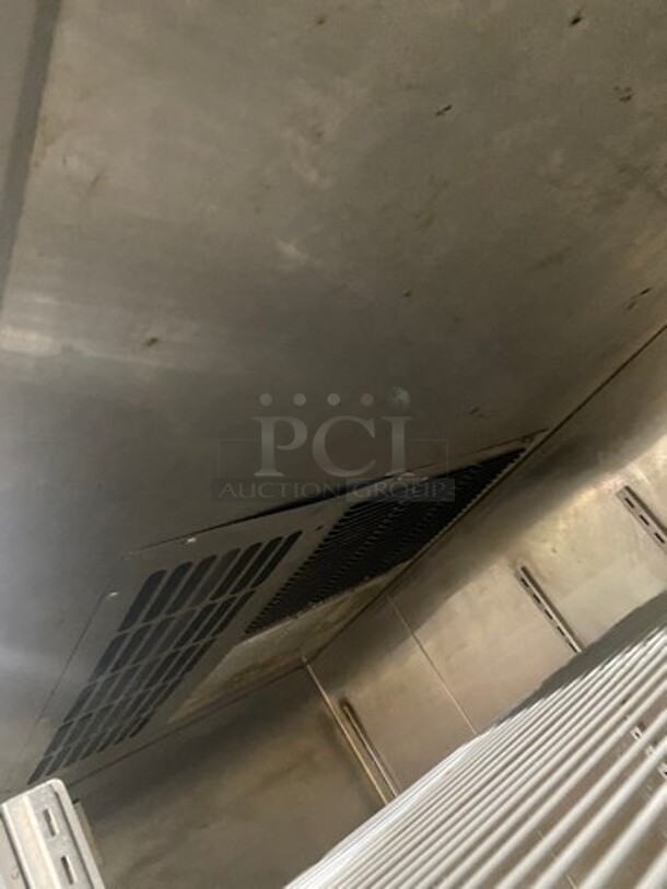 Norlake Commercial 2 Door Reach In Cooler! With Poly Coated Racks! All Stainless Steel! On Casters! Model: NR522SSS SN: 11090413 115V 60HZ 1 Phase  - Image 6 of 8