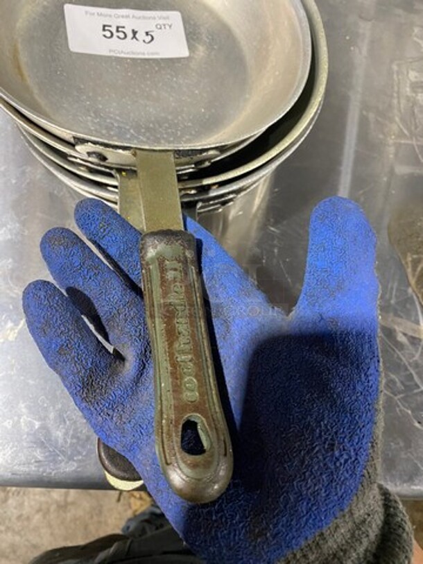 Assorted Stainless Steel Frying Pans! 5x Your Bid! - Image 6 of 6