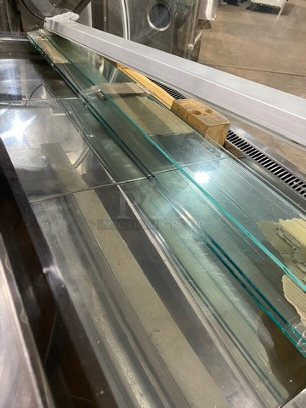 Gelostandard Cold Commercial Refrigerated Bakery Display Case Merchandiser! With Curved Front Glass! With Sliding Rear Access Doors! Stainless Steel Body! Model: MILU152M SN: 706012464 110V 60HZ 1 Phase - Image 6 of 10