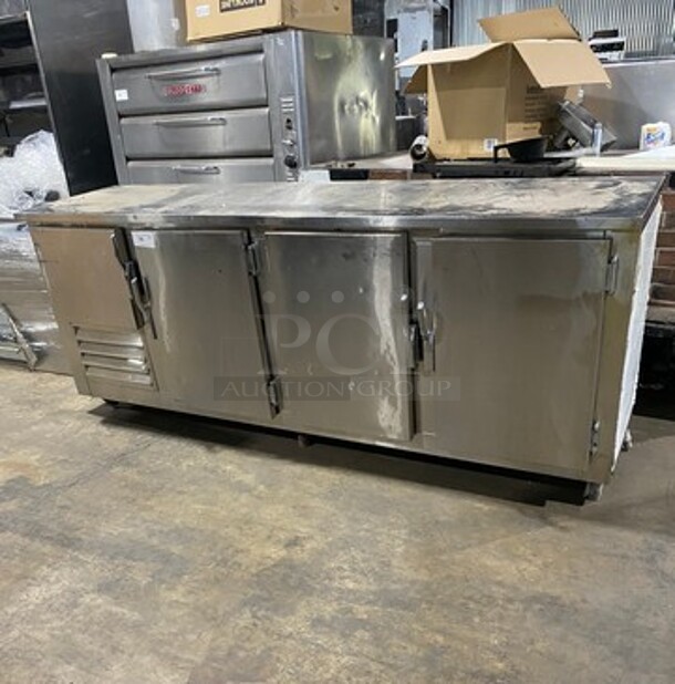 Commercial 4 Door Lowboy/ Work Top Cooler! All Stainless Steel! - Image 1 of 7