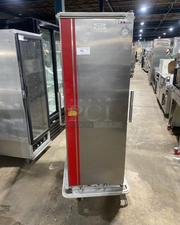 Carter Hoffman All Stainless Steel Insulated Warming/Proofing Cabinet! Holds Full Size Trays!  Model PH1825 Serial 16419780100156030F05! 120V 1Phase! On Casters!   - Image 1 of 9