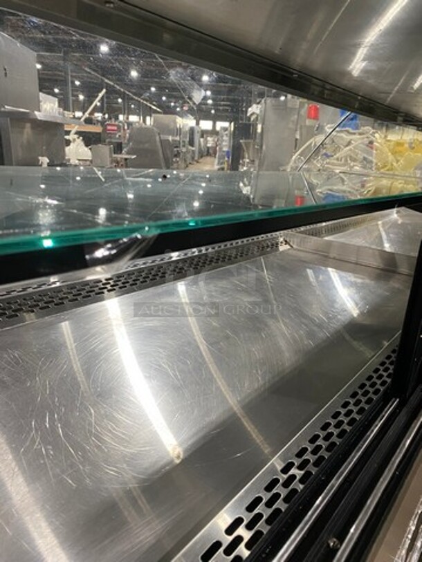 COOL! Cayuga Commercial Refrigerated Open Grab-N-Go Display Case Merchandiser! With Front Cover! With Top Refrigerated Closed Display Case Merchandiser! With Front And Rear Access Doors! Model: SSS9654SC SN: 1272601Q1C 115/230V 60HZ 1 Phase - Image 6 of 8