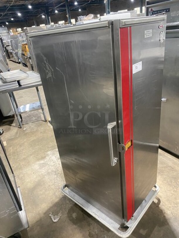 Carter Hoffman All Stainless Steel Insulated Warming/Proofing Cabinet! Holds Full Size Trays!  Model PH1825 Serial 16419780100156030F05! 120V 1Phase! On Casters!   - Image 2 of 9
