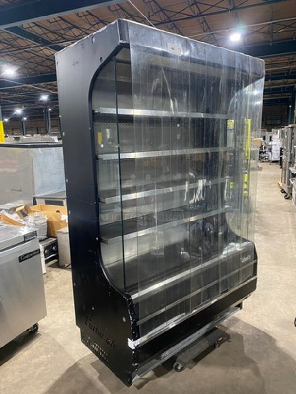 Turbo Air Commercial Refrigerated Open Grab-N-Go Case Merchandiser! With View Through Sides! With Front Cover! All Stainless Steel! Model: TOM50B SN: TOM5017X029 120V 60HZ 1 Phase - Image 7 of 8