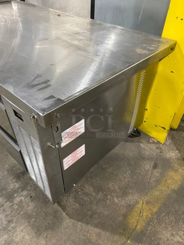 Silver King Commercial Refrigerated Chef Base! With 4 Drawer Storage Space! All Stainless Steel! On Casters! Model: SKRCB84H SN: SAJB65620A 115V 60HZ 1 Phase - Image 2 of 7