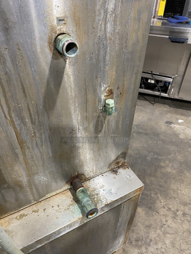 MARKET FORGE Stainless Steel Commercial Natural Gas Powered Double Deck Steam Cabinet! MODEL: EJ-10E SN:80713-10EE-3505 208V! - Image 10 of 11