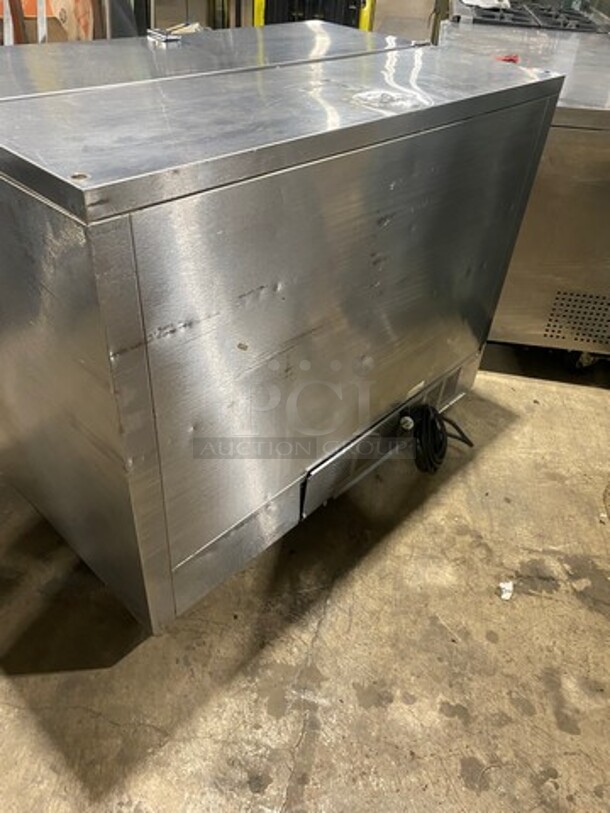 Beverage Air Single Side Access Milk Cooler! Stainless Steel! On Casters! Model: SM49N 115V 60HZ 1 Phase - Image 3 of 7