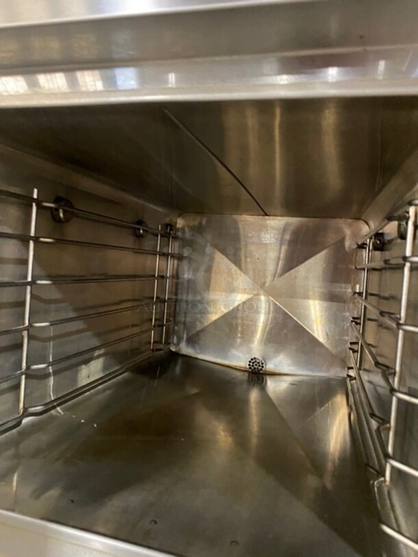 Vulcan Commercial Electric Powered Dual Cabinet Steamer! All Stainless Steel! On Legs! Model: VSX24E SN: 271095042! 208V 50/60HZ 1 Phase! - Image 6 of 10