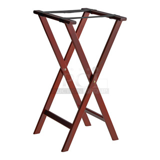 2 BRAND NEW IN BOX! Lancaster Table & Seating 164TRST32MAH 32" Tray Stand. 2 Times Your Bid!
