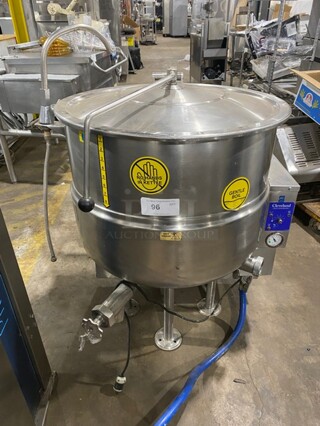Cleveland Stainless Steel Cleveland Range Floor Style Self-Contained Soup Kettle! All Stainless Steel! On Legs!