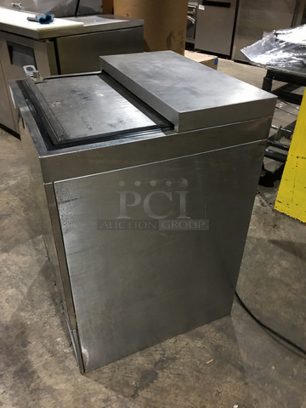 WOW! Krowne Commercial Beer Bottle Cooler! With Sliding Top Door! All Stainless Steel! 115V 60HZ 1 Phase - Image 2 of 7