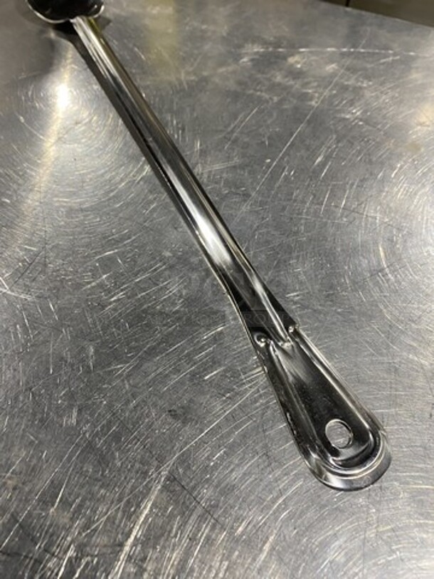 NEW! Allied One Dozen Solid Extra Long Handle Basting Spoons! Model BSH15PP! - Image 5 of 5