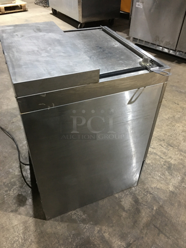 WOW! Krowne Commercial Beer Bottle Cooler! With Sliding Top Door! All Stainless Steel! 115V 60HZ 1 Phase - Image 4 of 7
