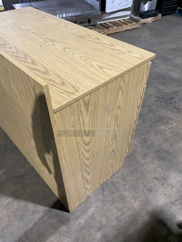 Custom Made Work Top Cabinet! With 2 Drawer And 2 Door Storage Space Underneath! - Image 4 of 8