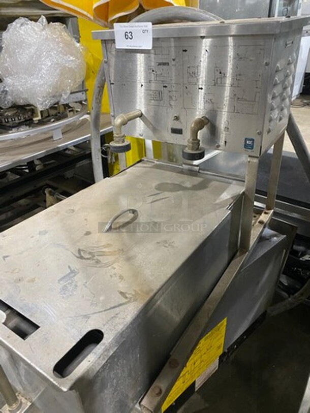 Pitco ALL STAINLESS-STEEL COMMERCIAL OIL FILTER System! Model P14  - Image 2 of 7