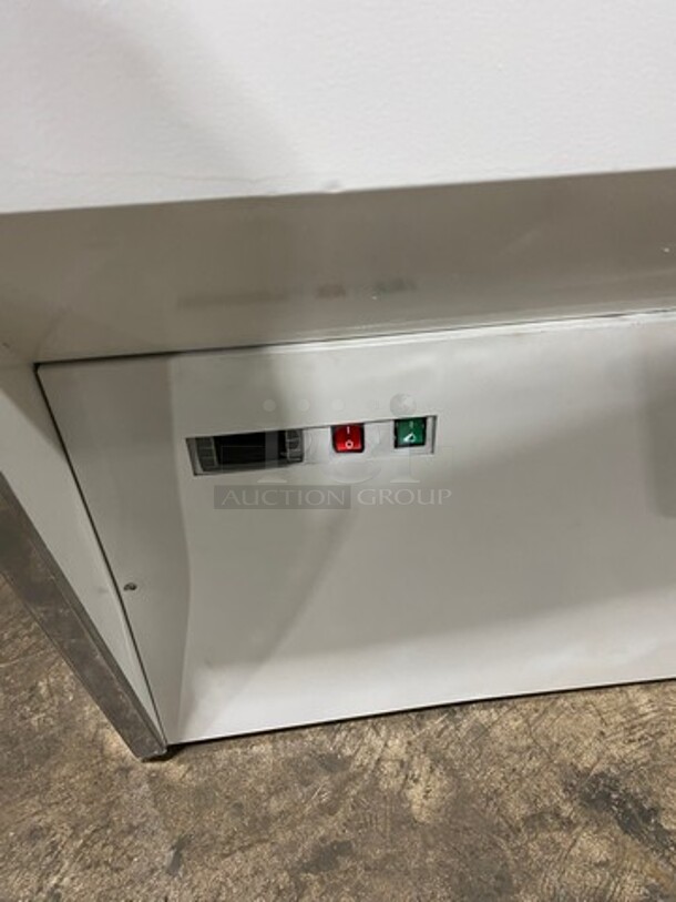 Custom Cool Commercial Refrigerated Open Grab-N-Go Display Case! With Shelves! All Stainless Steel! - Image 8 of 9