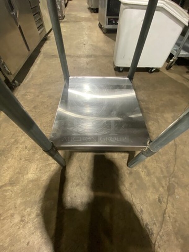 Solid Stainless Steel Work Top/ Prep Table! With Storage Space Underneath! On Legs! - Image 6 of 6
