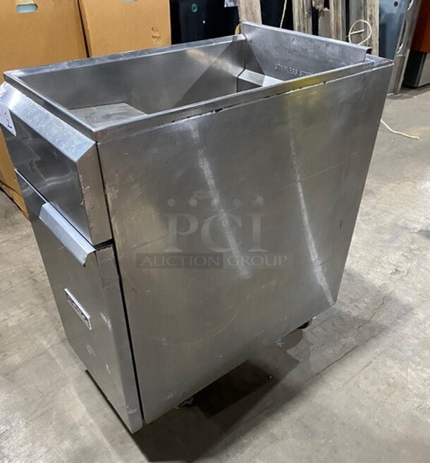 Tristar Commercial Natural Gas Powered Deep Fat Fryer! All Stainless Steel! On Casters! - Image 2 of 7