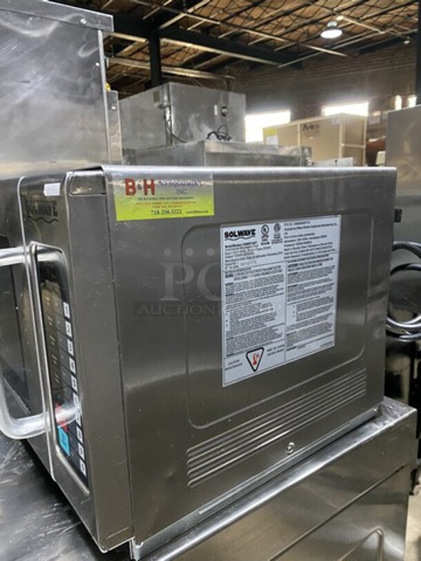 2016 Solwave Counter Top Commercial Microwave Oven! Model 180MVV1200T Serial 161101716! 120V 1 Phase!  - Image 2 of 8