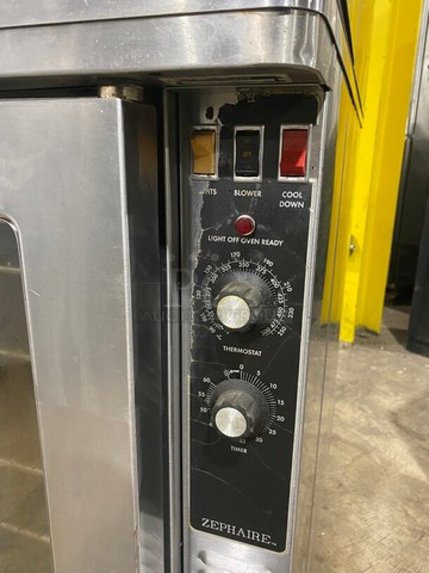 Blodgett Commercial Natural Gas Powered Double Deck Convection Oven! With View Through Doors! Metal Oven Racks! All Stainless Steel! On Casters! 2x Your Bid Makes One Unit! - Image 8 of 10