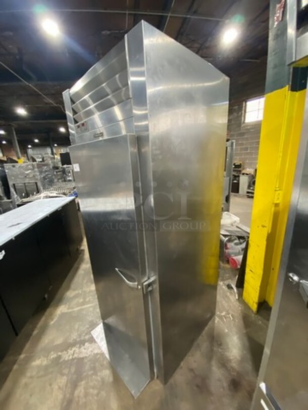 Traulsen Commercial Single Door Roll In Rack Dough Retarder Cooler! All Stainless Steel! With Rack! Model: RPP132LFHS SN: T173241J11 115V 60HZ 1 Phase  - Image 2 of 10