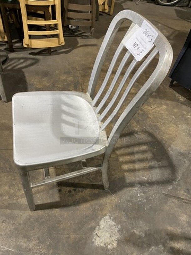 Nice Alluminum Dinning Chairs! 3 X Your Bid!  - Image 2 of 6