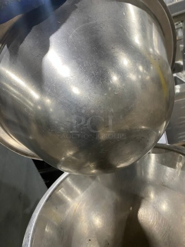 ALL STAINLESS STEEL FOOD MIXING BOWL, 5X YOUR BID!  - Image 3 of 3