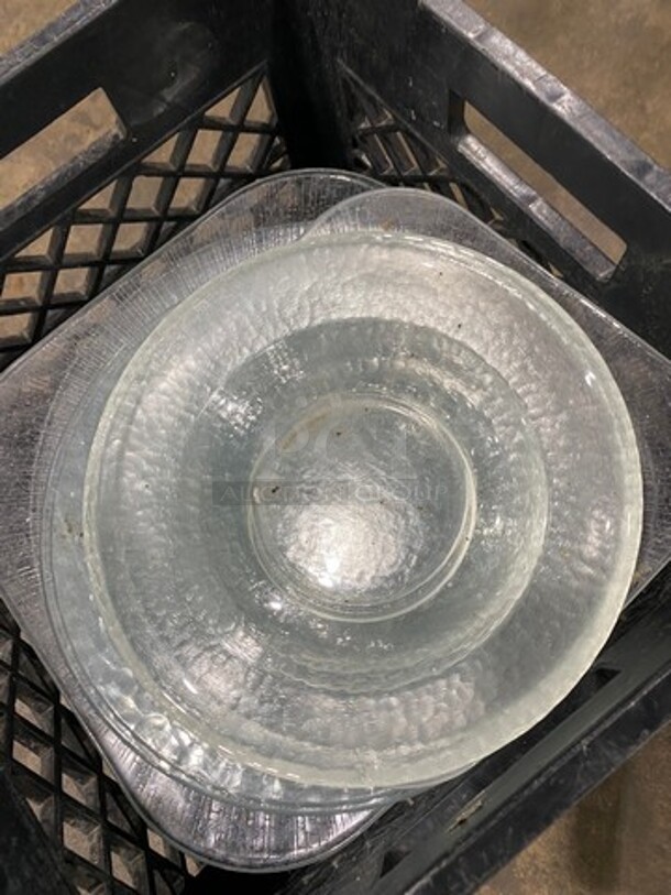 ALL ONE MONEY! Assorted Style Crystal Clear Plates! - Image 2 of 5