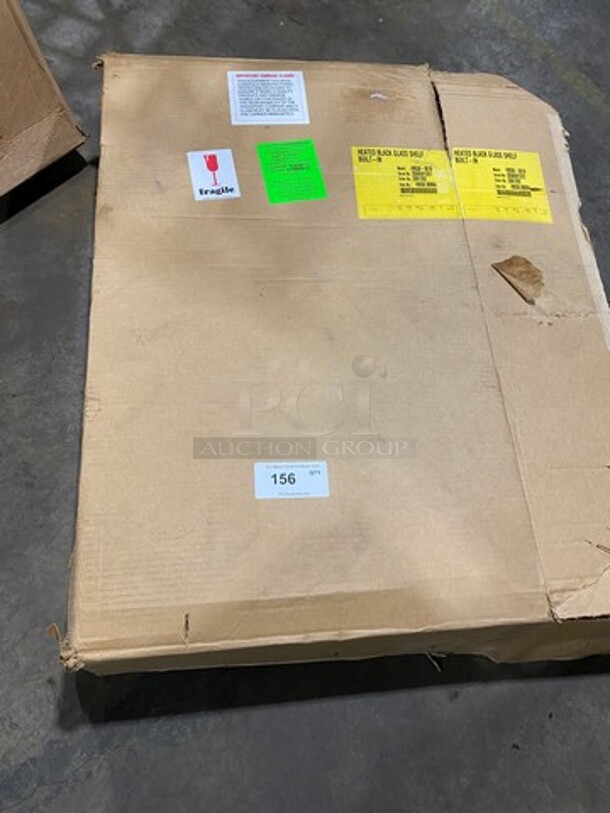 AWESOME! BRAND NEW! IN THE BOX! Hatco Commercial Countertop Electric Powered Glo Ray Black Glass Heated Shelf! - Image 1 of 6