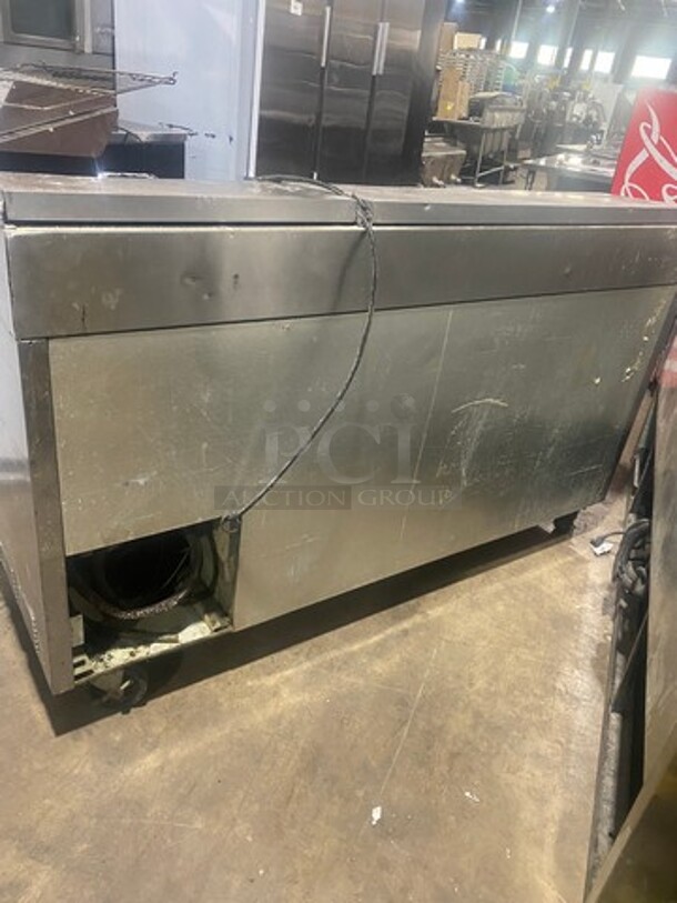 True Commercial Refrigerated Pizza Prep Table! With 2 Door Storage Space Underneath! All Stainless Steel! On Casters! Model: TPP67 SN: 13855773 115V 60HZ 1 Phase - Image 3 of 11