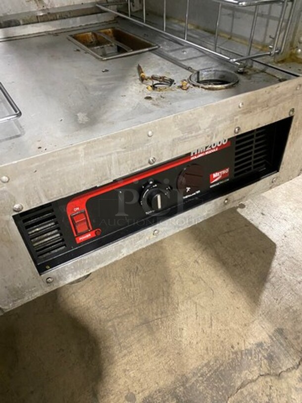 Metro Commercial Heated Holding Cabinet/ Food Warmer! All Stainless Steel! On Casters! Model: C199HM2000 120V - Image 6 of 8