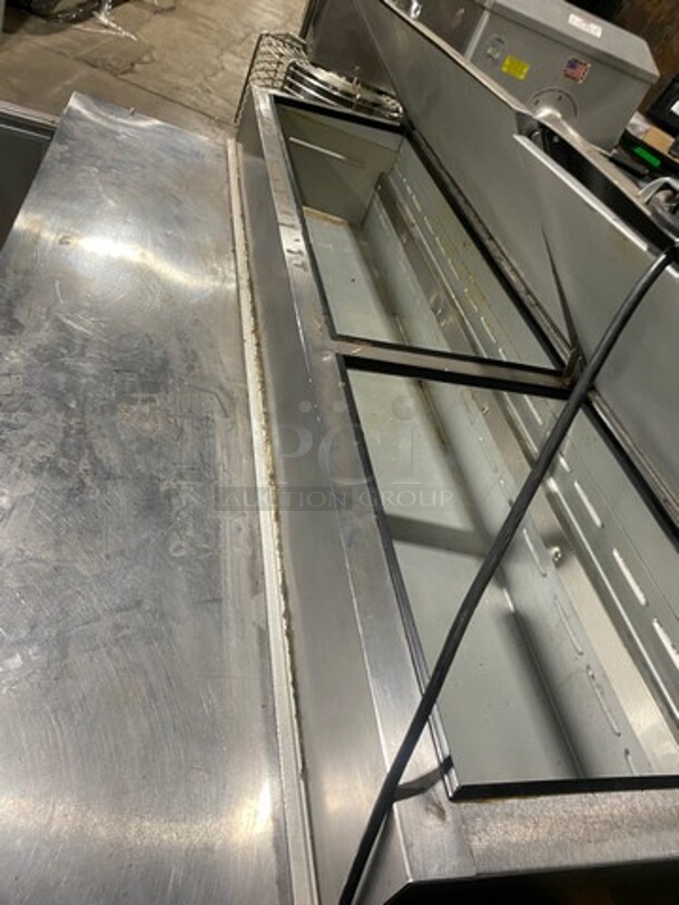 Beverage Air Commercial Refrigerated Pizza Prep Table! With 2 Door Storage Space! All Stainless Steel! Model: DP67 SN: 11803910 115V 60HZ 1 Phase - Image 8 of 9