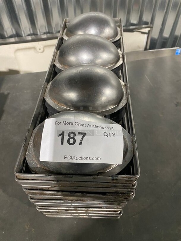 All One Money! Stainless Steel Egg Shape Cake Molds! - Image 1 of 4
