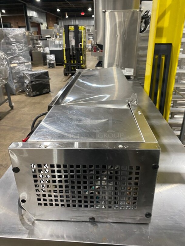 Nice! Turbo Air Commercial 48" Stainless Steel Refrigerated Countertop Salad Prep Table! Model CTST-1200-N! 115V! - Image 3 of 8