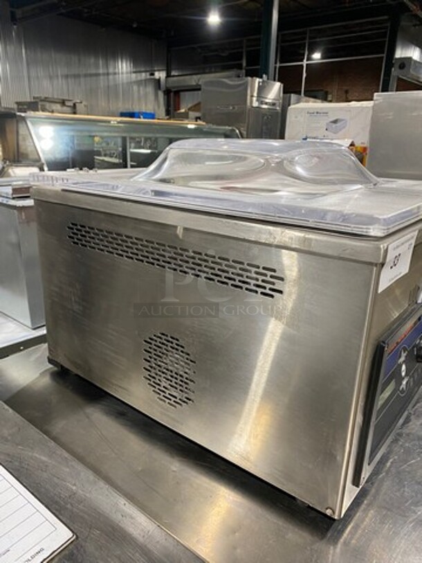 AMAZING! NEW! OUT OF THE BOX! LATE MODEL! Ultra Source Commercial Countertop Vacuum Sealer! Stainless Steel Body! Model: ULTRAVAC250 SN: 3348 120V 60HZ 1 Phase - Image 3 of 10