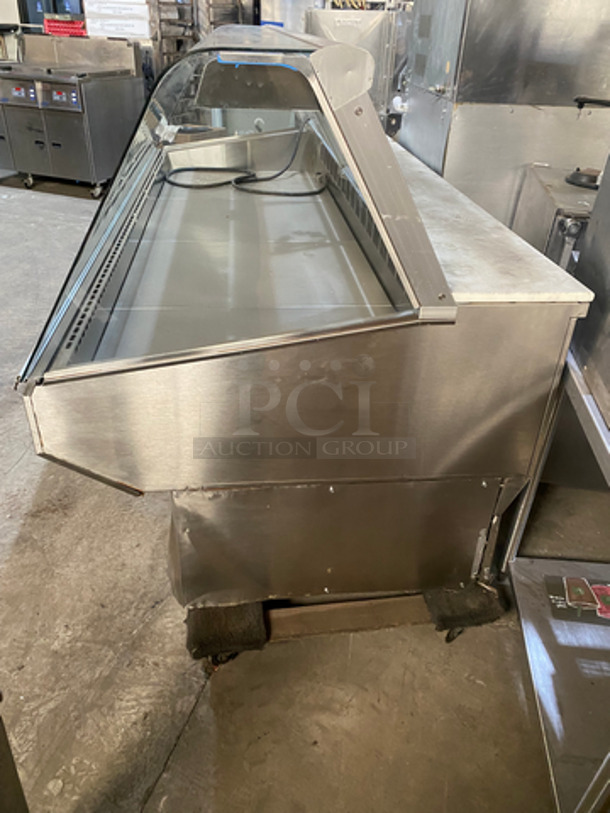 AMAZING! Federal Industries Commercial Refrigerated Deli Display Case! With 2 Sliding Rear Doors! With Commercial Cutting Board! All Stainless Steel Body! Model: SQ8CD SN: 07121947296 120V 60HZ 1 Phase - Image 3 of 9